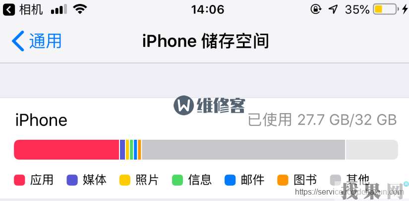 蘋果7plus手機(jī)老是提示內(nèi)存不足,存儲空間還有很多的情況下？